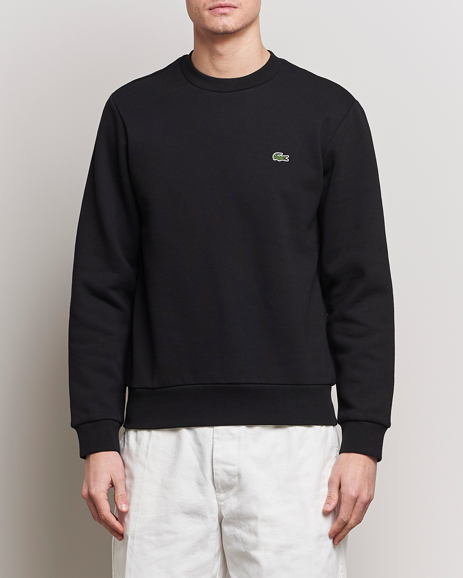 Uomini | Abbigliamento | Lacoste | Crew Neck Sweatshirt Black