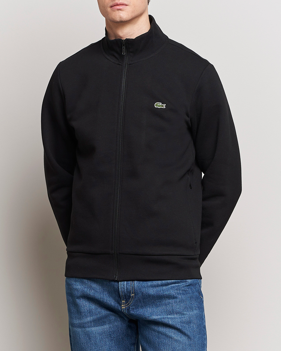 Uomini | Lacoste | Lacoste | Full Zip Sweater Black