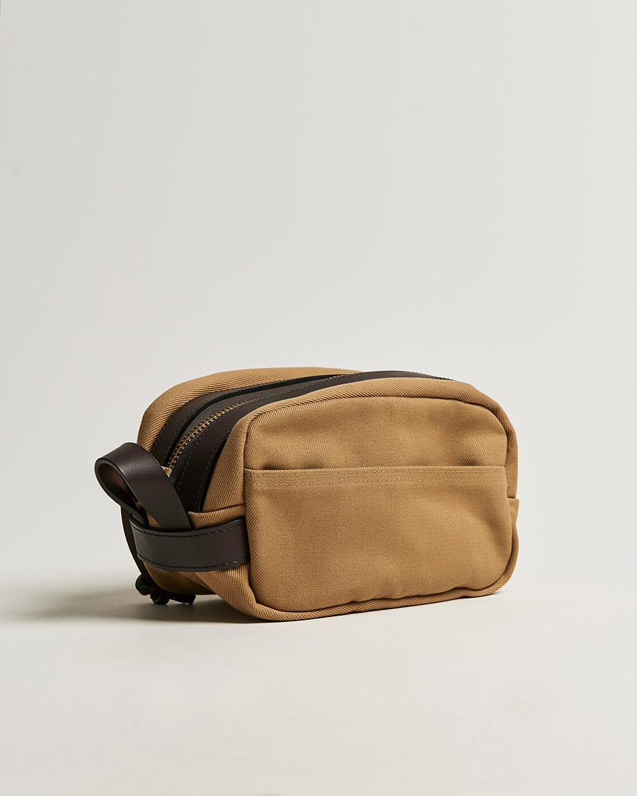 Uomini | Borse per il bucato | Filson | Rugged Twill Travel Kit Tan