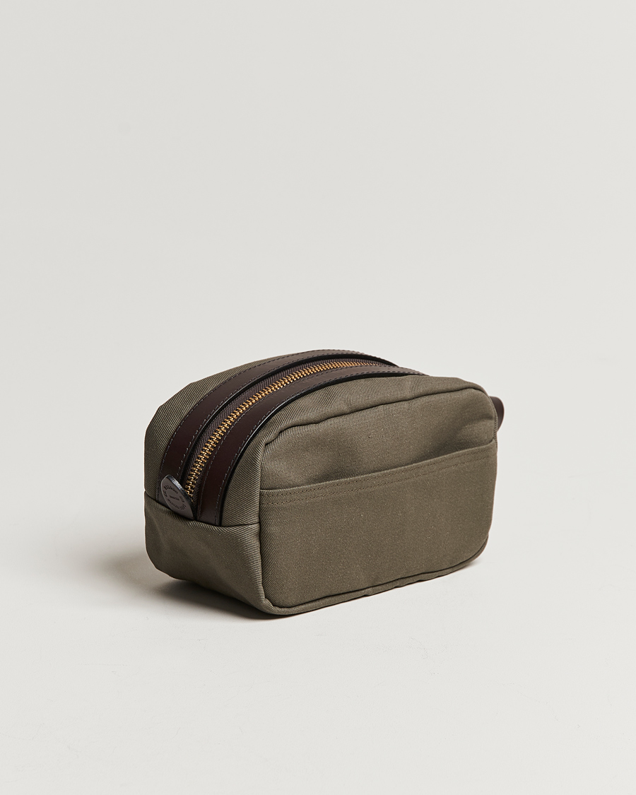 Uomini | Borse per il bucato | Filson | Rugged Twill Travel Kit Otter Green