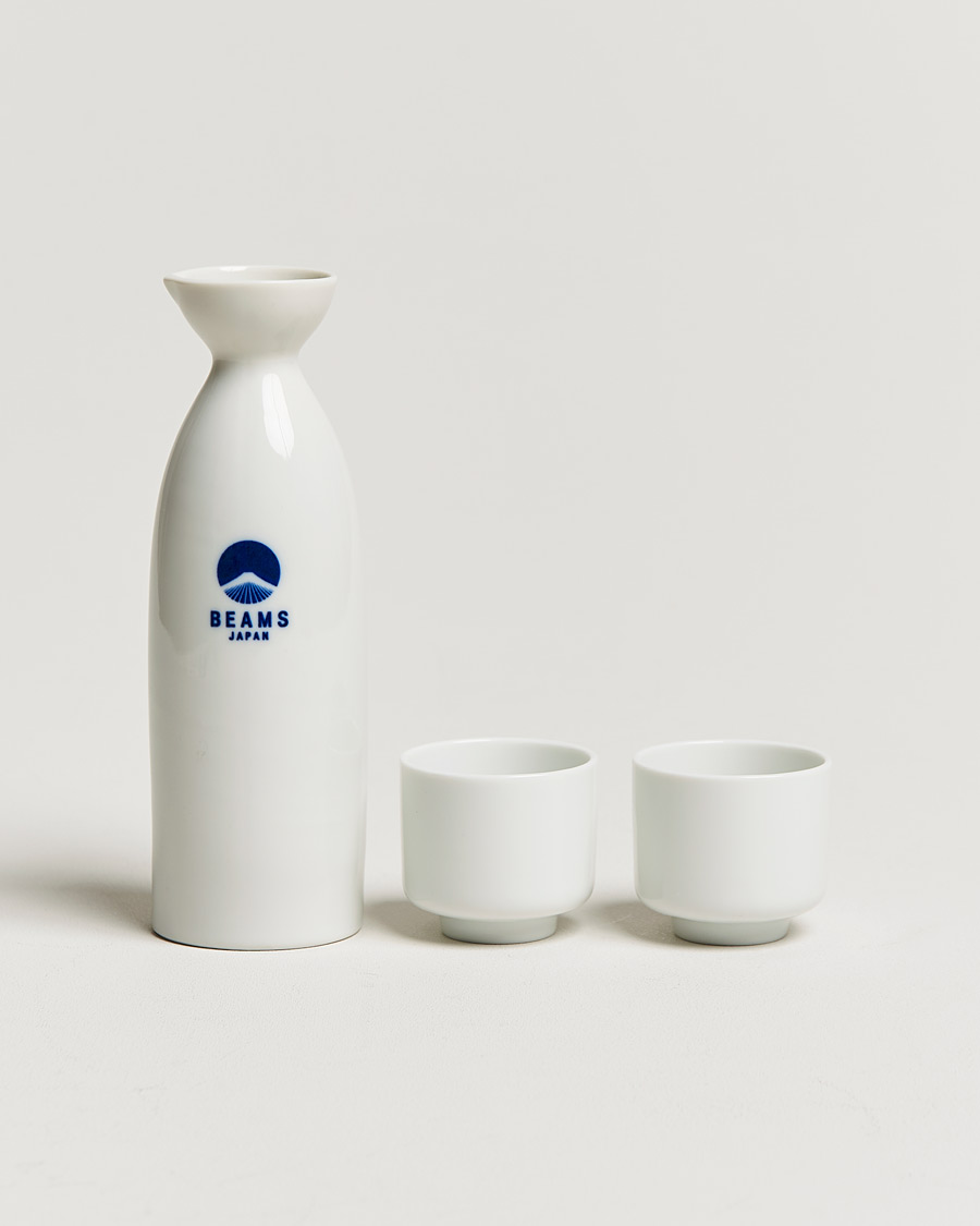 Uomini | Beams Japan Sake Bottle & Cup Set White | Beams Japan | Sake Bottle & Cup Set White