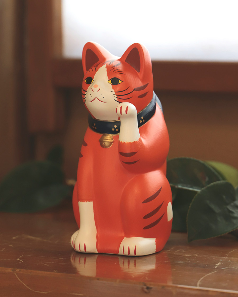 Uomini |  | Beams Japan | Chugai Toen Fortune Cat Orange