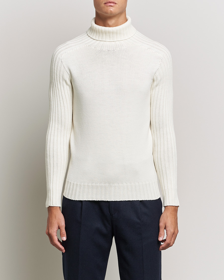 Uomini |  | Gran Sasso | Rainwool Rollneck White