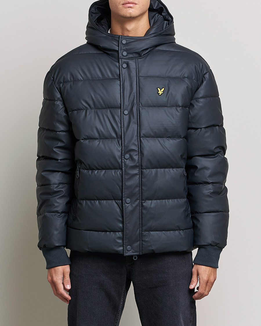 Uomini | Giacche | Lyle & Scott | Rubberised Puffer Jacket Dark Navy