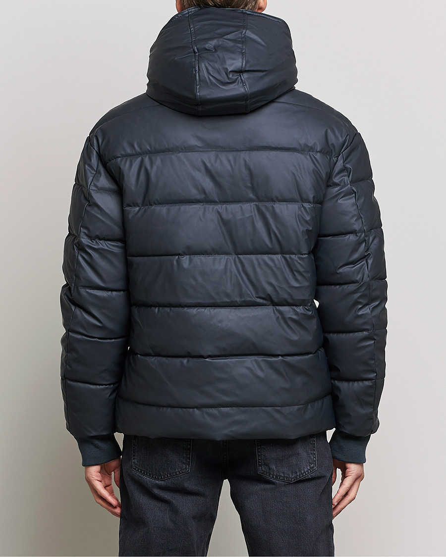 Uomini | Giacche | Lyle & Scott | Rubberised Puffer Jacket Dark Navy