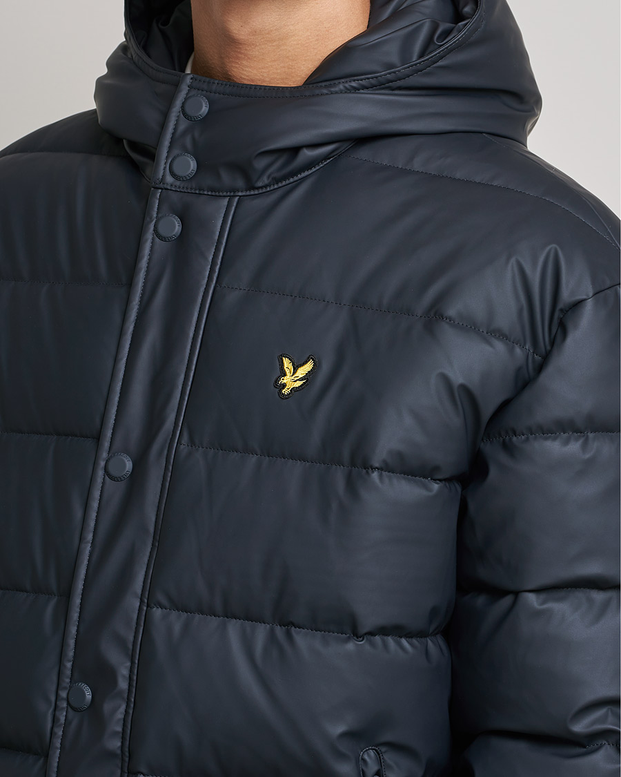 Uomini | Giacche | Lyle & Scott | Rubberised Puffer Jacket Dark Navy