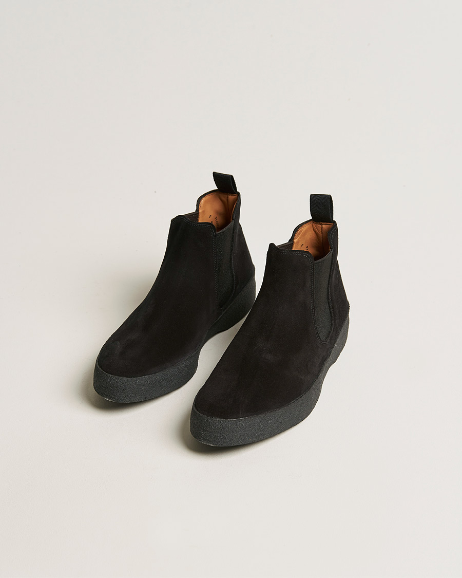 Uomini |  | Sanders | Adam Chelsea Boot Black Suede