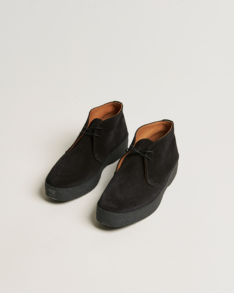 Uomini | Stivali da deserto | Sanders | Sam Chukka Boot Black Suede