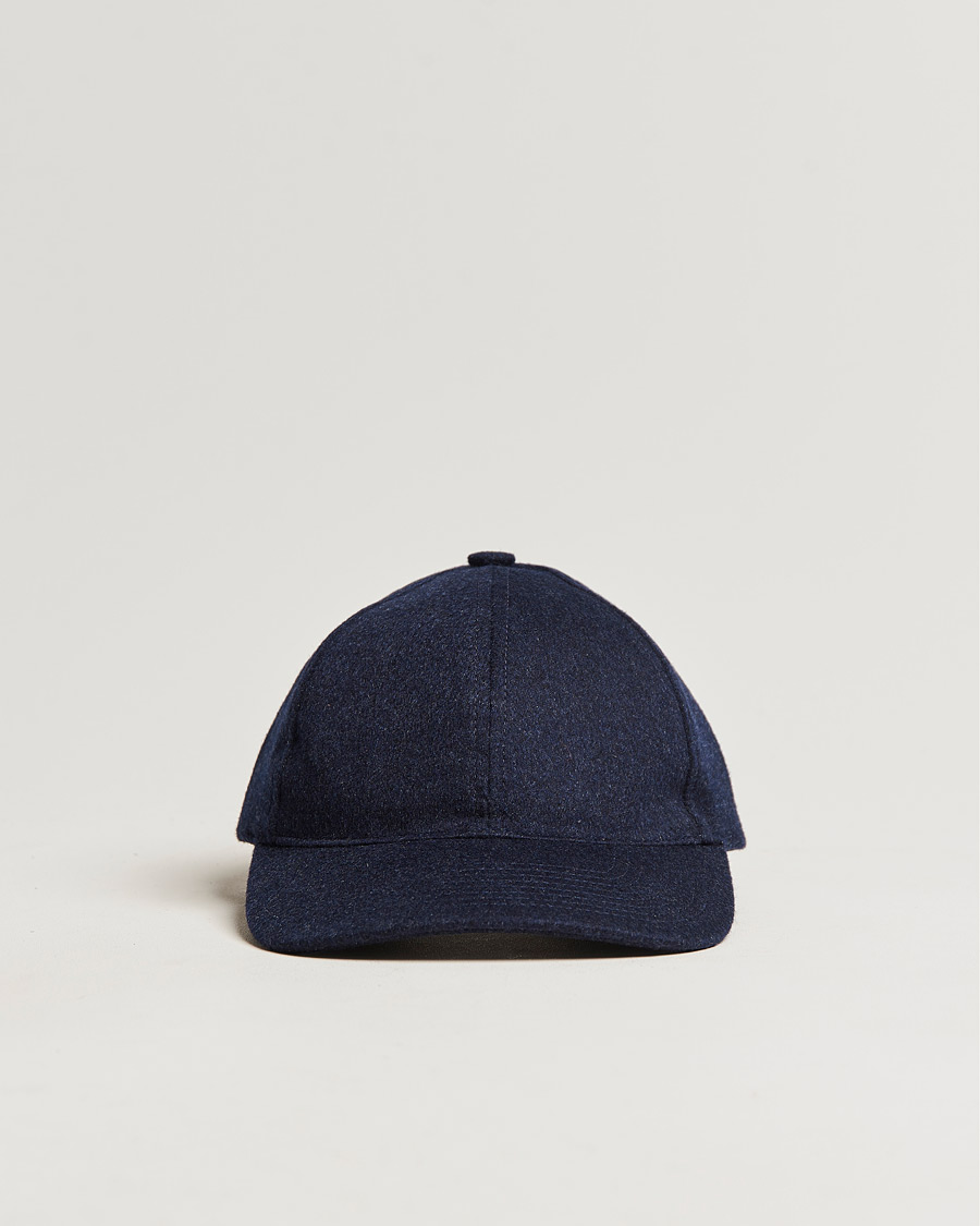 Uomini |  | Varsity Headwear | Cashmere Soft Front Baseball Cap Royal Blue