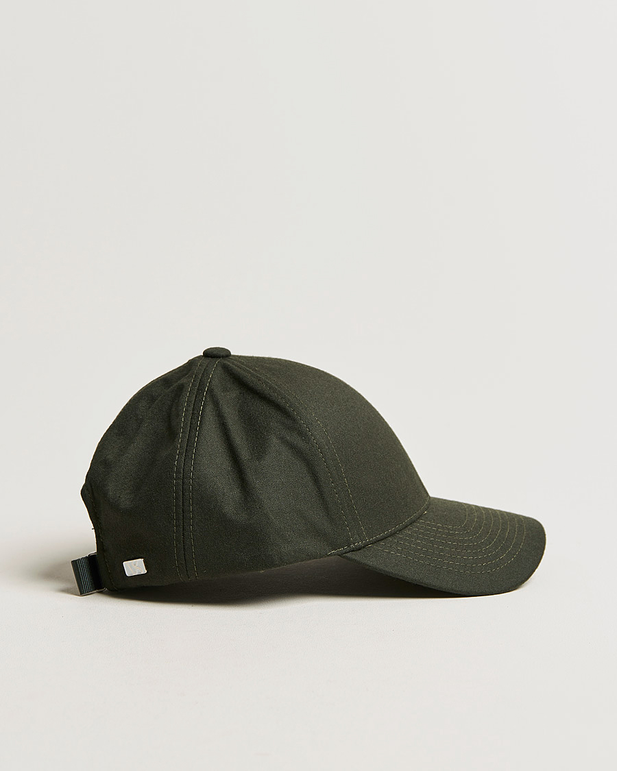 Uomini |  | Varsity Headwear | Wool Tech Baseball Cap Green