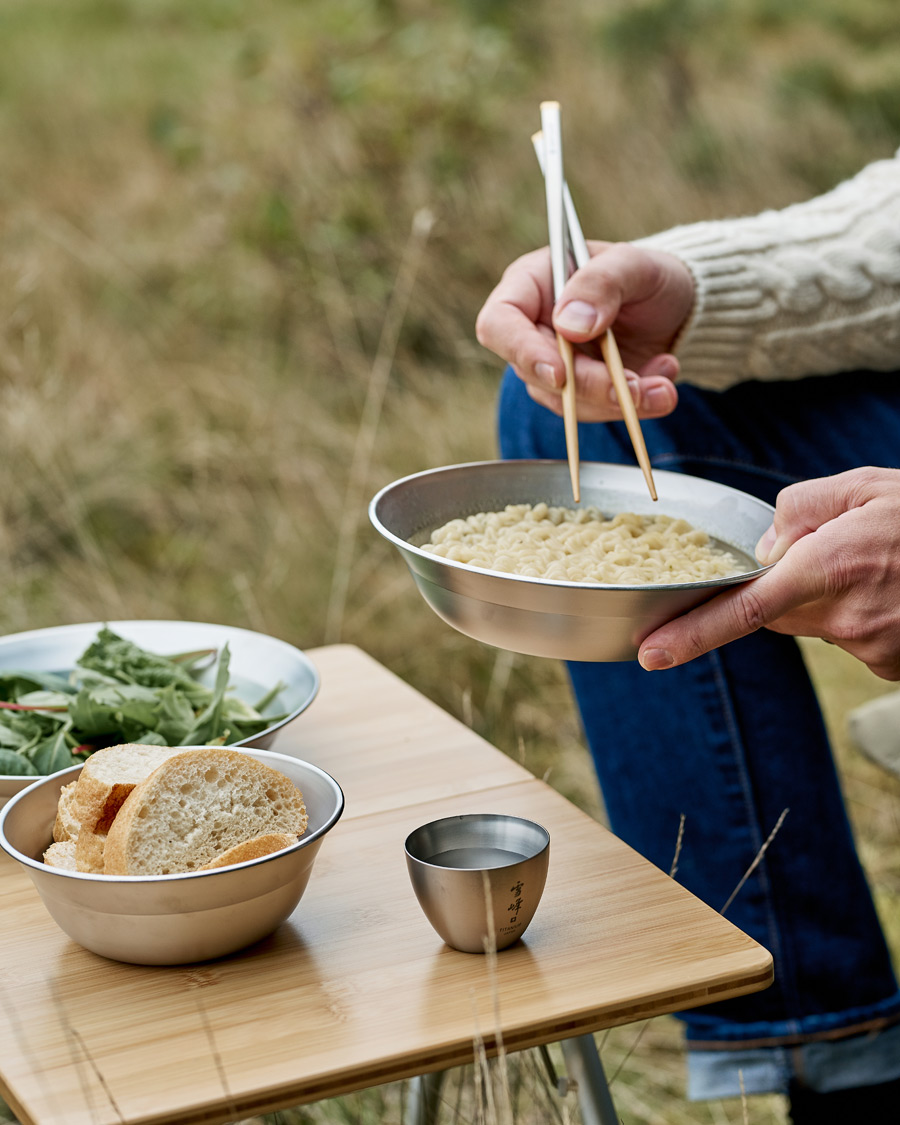 Uomini | Outdoor living | Snow Peak | Tableware Family Set Stainless Steel