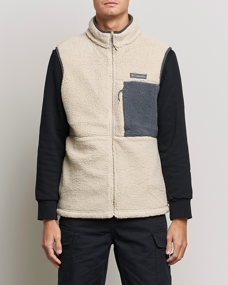 Uomini | Maglieria | Columbia | Mountainside Heavyweight Fleece Vest Ancient Fossil