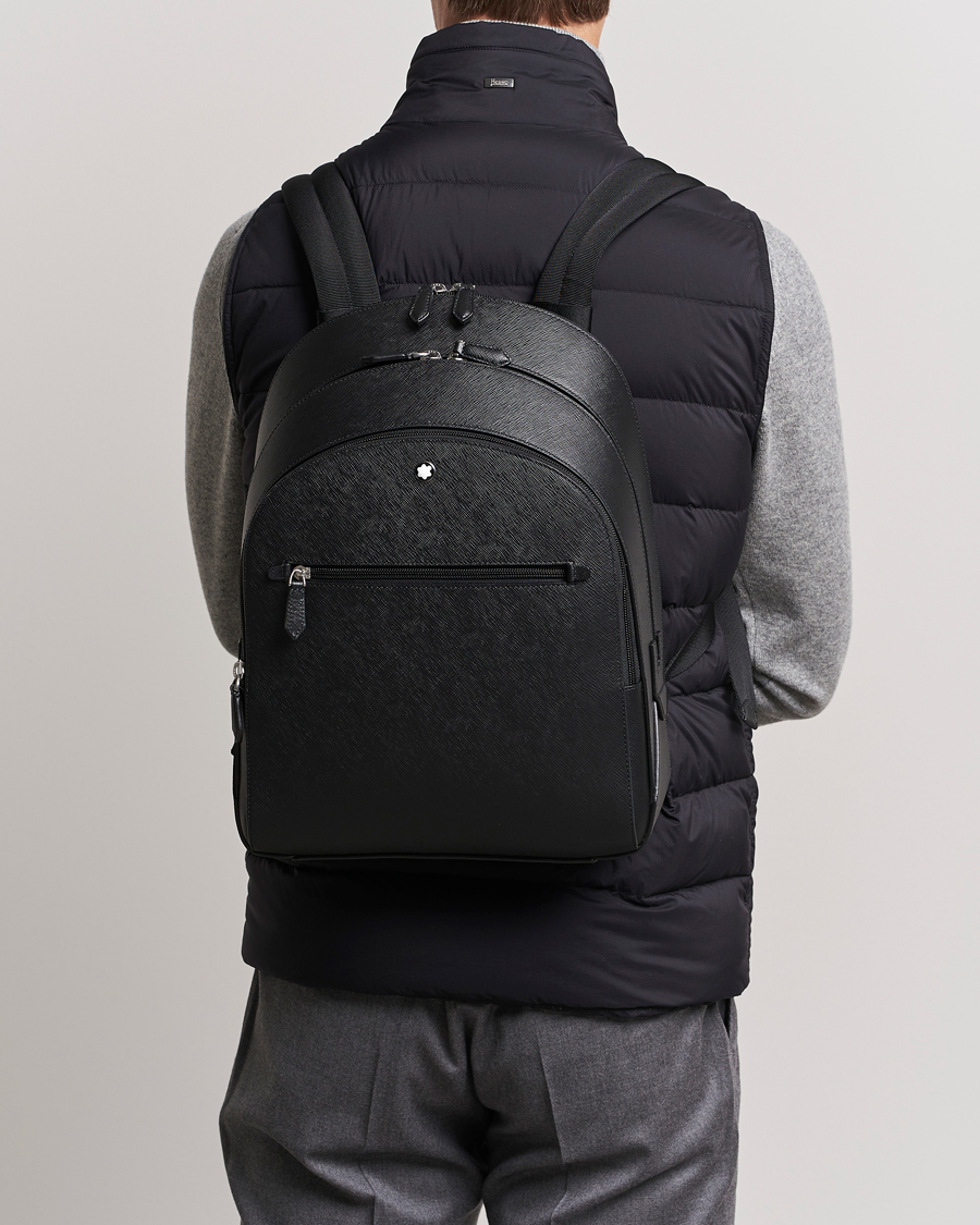 Uomini | Zaini | Montblanc | Sartorial Medium Backpack 3 Compartments Black