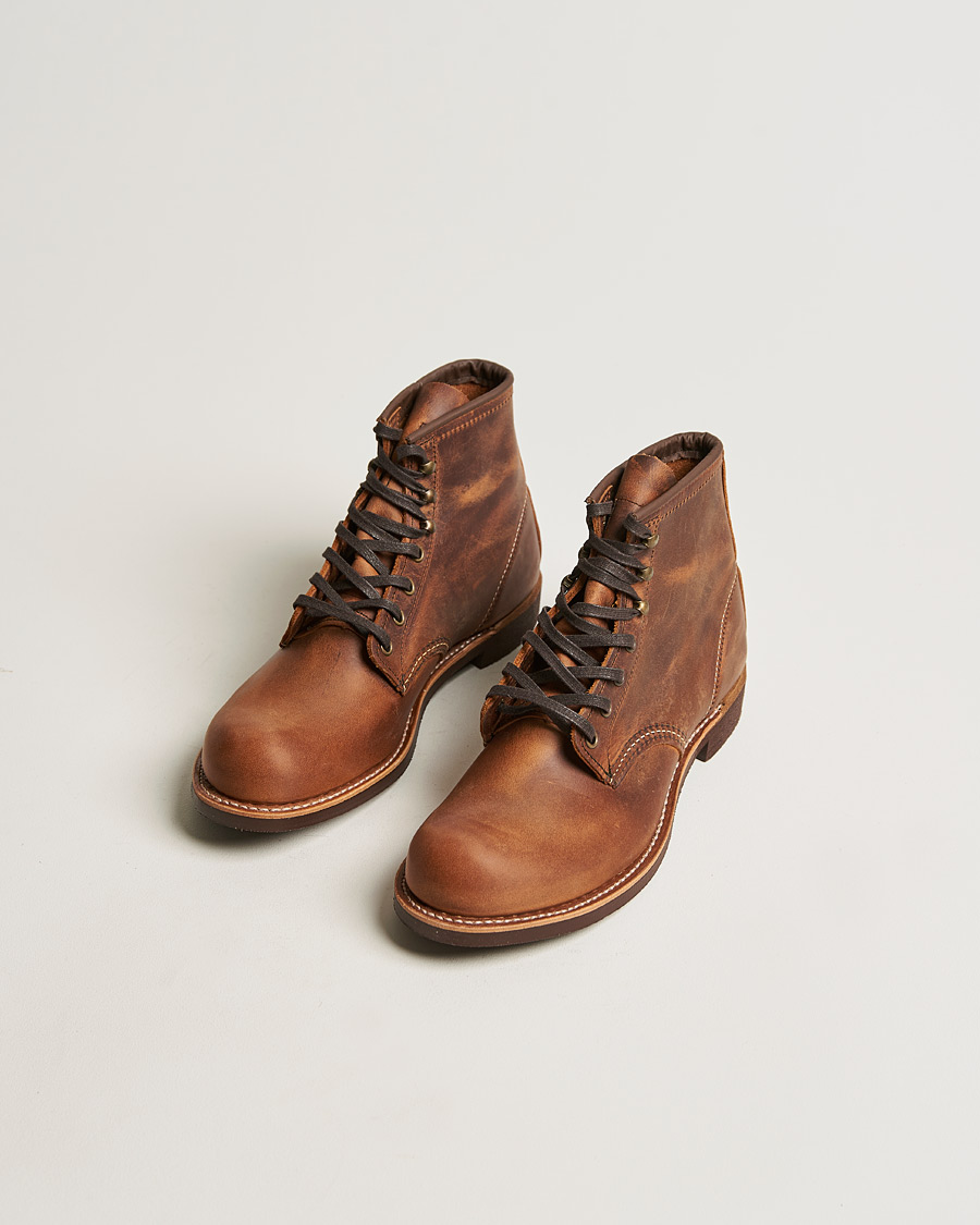 Uomini | Stivali con lacci | Red Wing Shoes | Blacksmith Boot Copper Rough/Though Leather