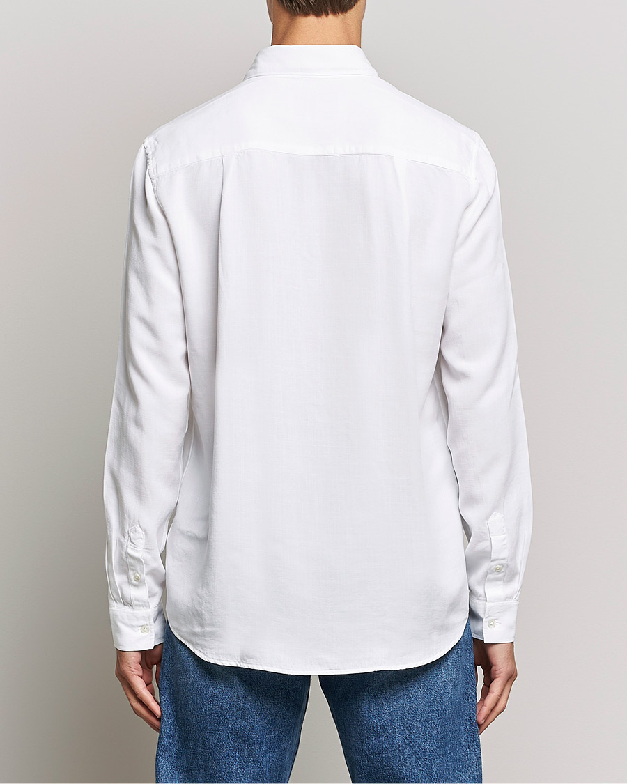 Uomini | Camicie | A Day's March | Daintree Lyocell Shirt White