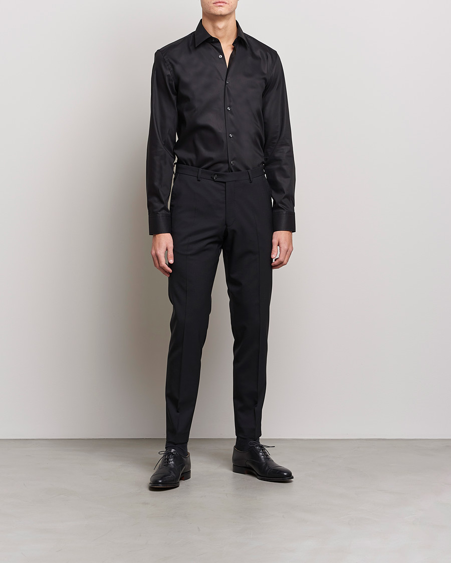 Uomini |  | BOSS BLACK | Hank Slim Fit Shirt Black