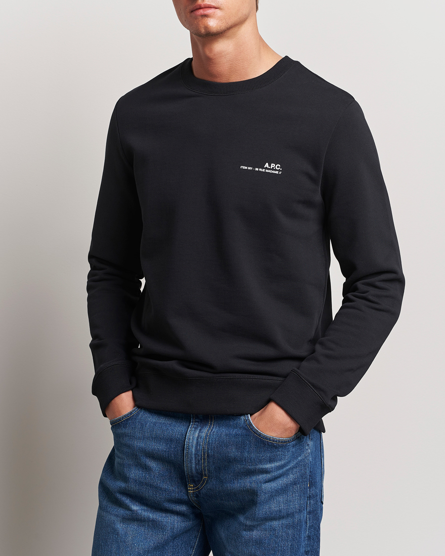 Uomini | Contemporary Creators | A.P.C. | Item Sweatshirt Black