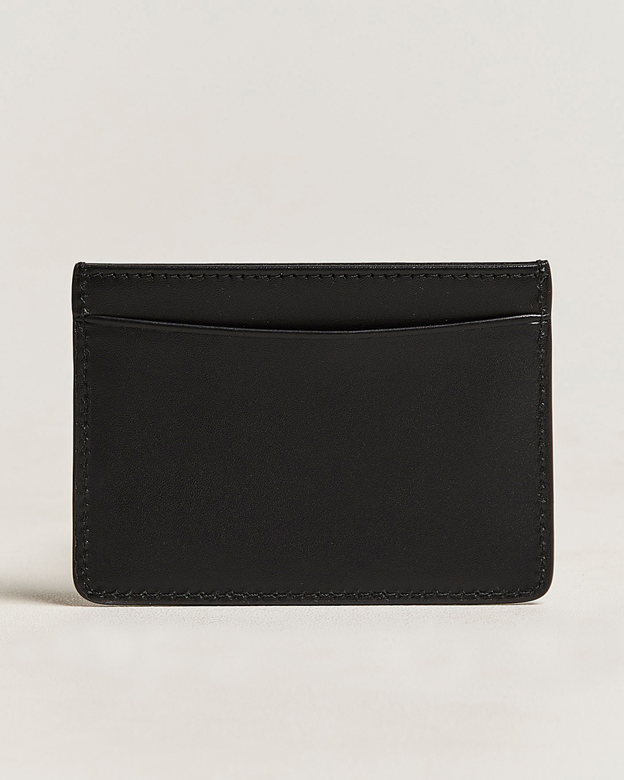 Uomini | Contemporary Creators | A.P.C. | Calf Leather Card Holder Black