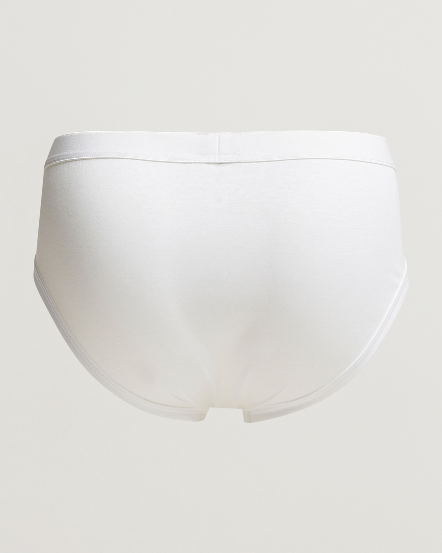 Uomini | Zimmerli of Switzerland | Zimmerli of Switzerland | Sea Island Cotton Briefs White