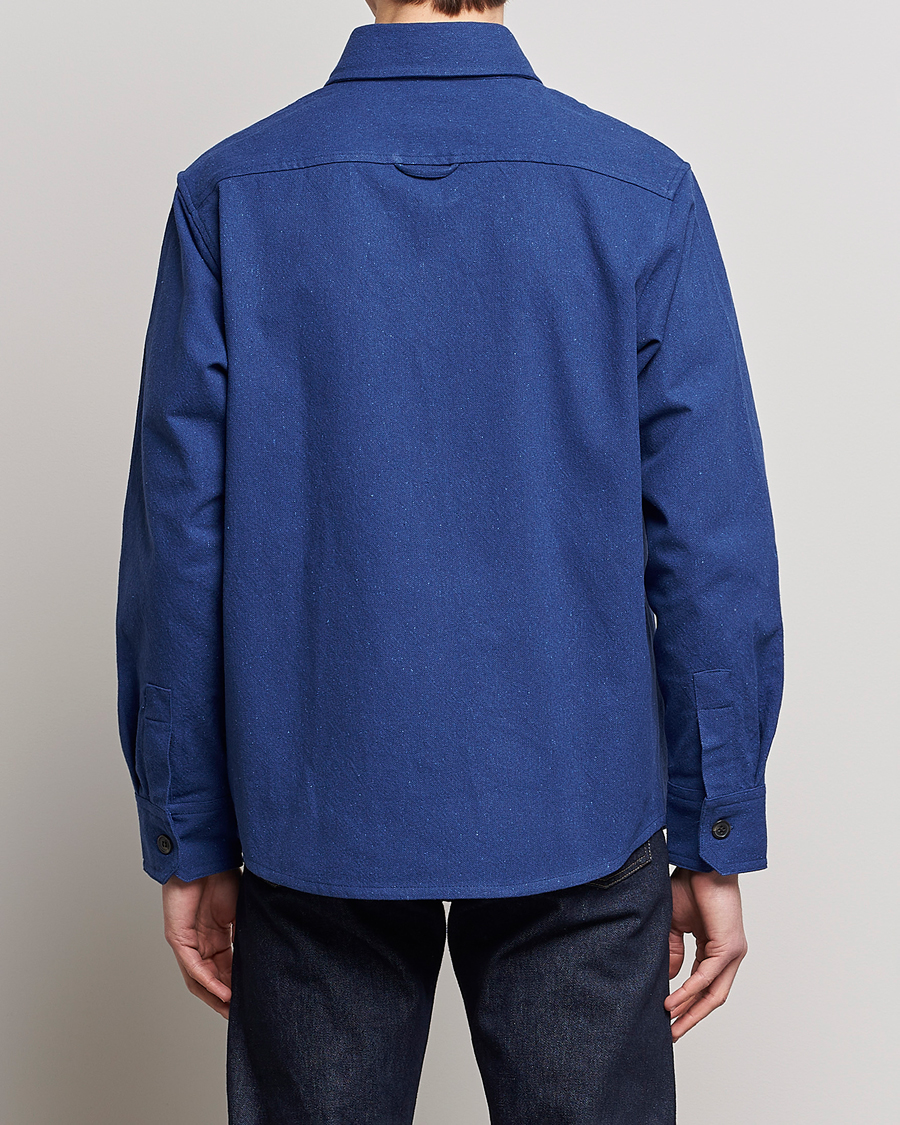 Uomini | Camicie | A.P.C. | Basile Cotton Shirt Jacket Navy
