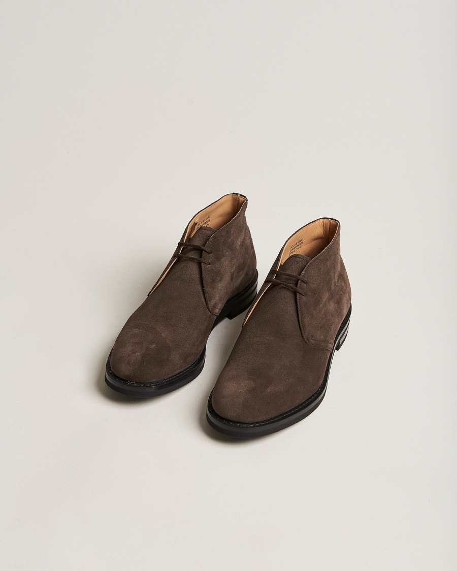 Uomini | Best of British | Church\'s | Ryder Desert Boots Dark Brown Suede