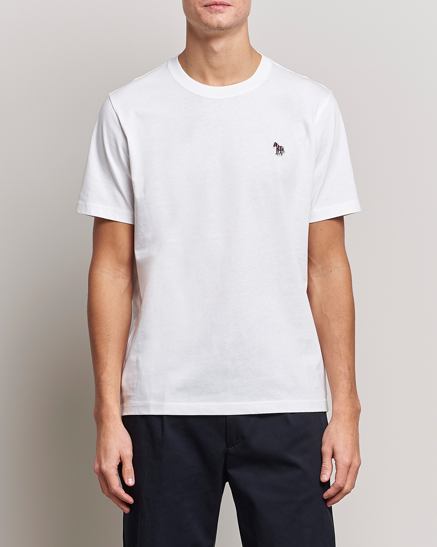 Uomini | Paul Smith | PS Paul Smith | Organic Cotton Zebra T-Shirt White