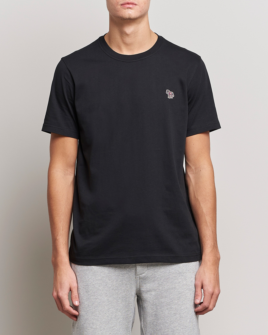 Uomini | Paul Smith | PS Paul Smith | Classic Organic Cotton Zebra T-Shirt Black