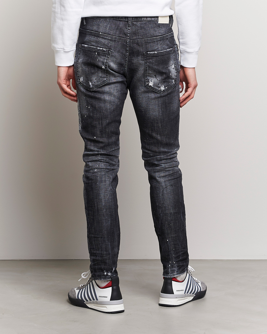 Uomini | Jeans | Dsquared2 | Skater Jeans Medium Black Wash