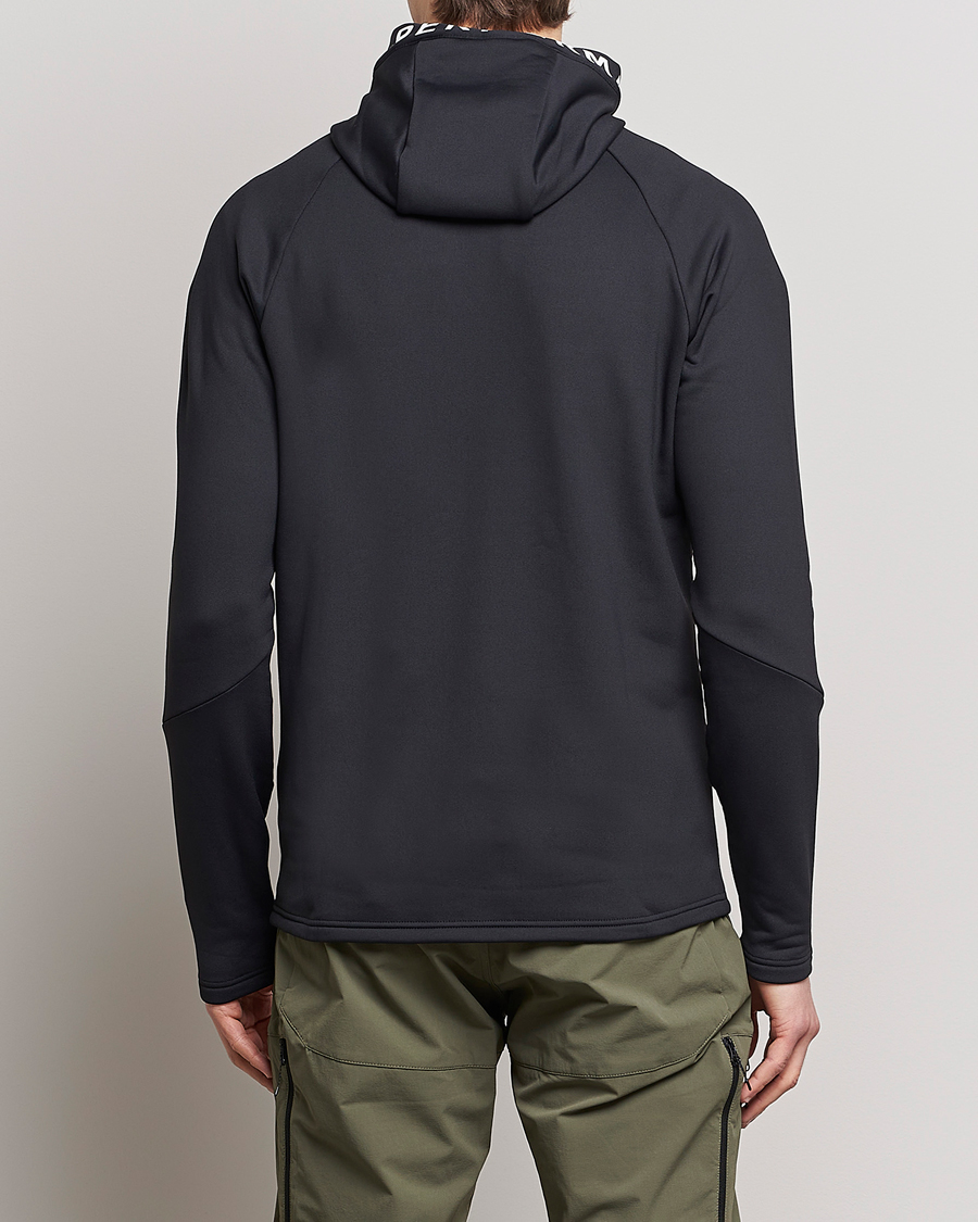 Uomini | Maglieria | Peak Performance | Rider Zip Hood Fleece Black