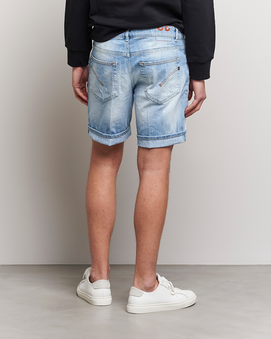 Uomini | Pantaloncini | Dondup | Derick Bull Denim Shorts Light Blue