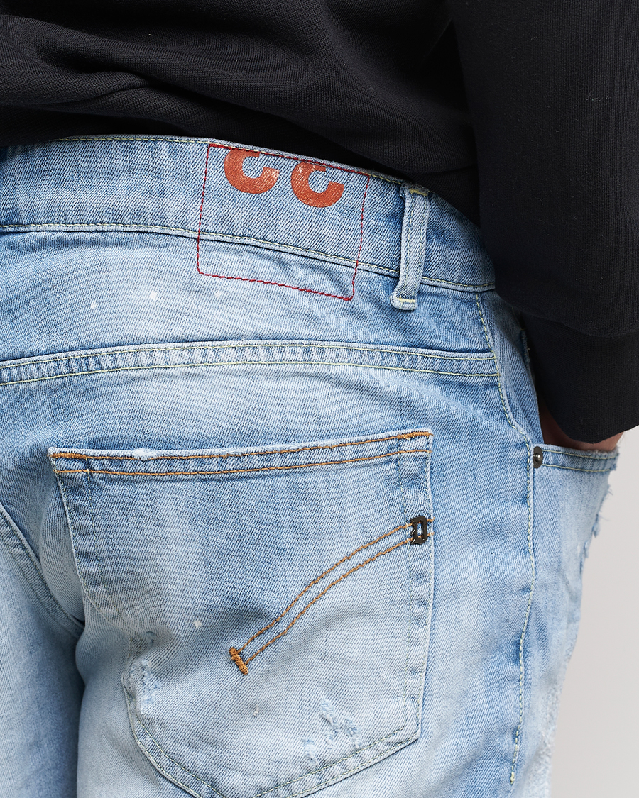 Uomini | Pantaloncini | Dondup | Derick Bull Denim Shorts Light Blue