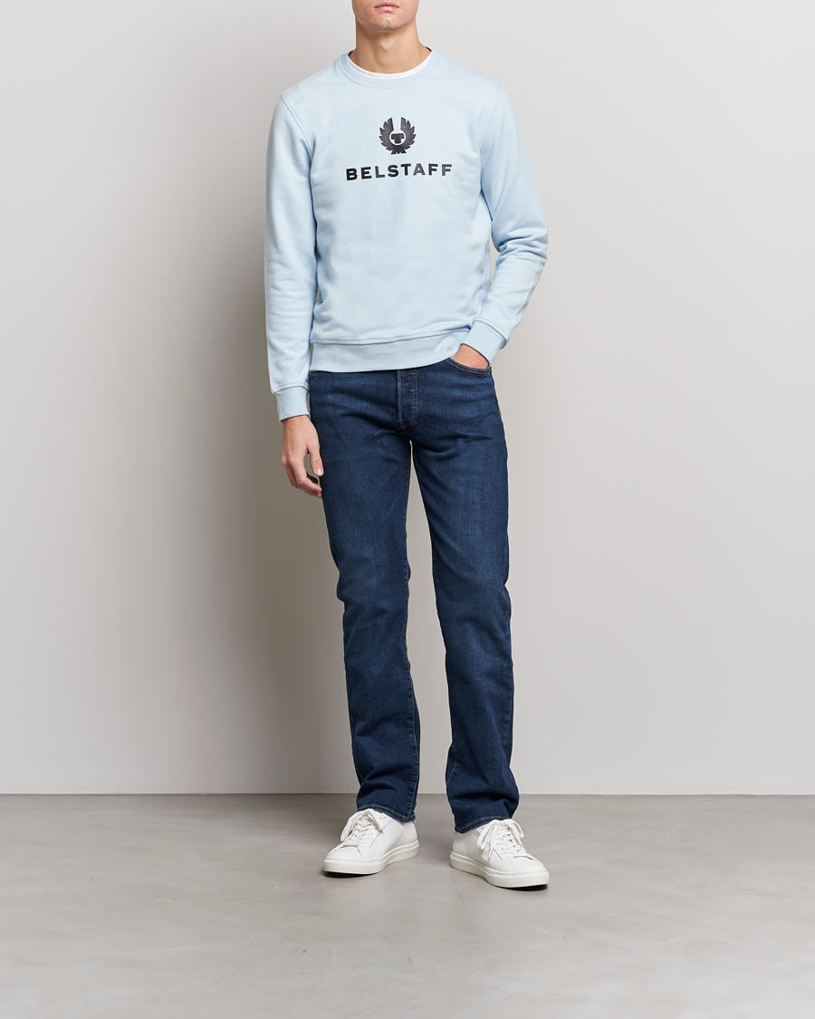 Uomini | Maglieria | Belstaff | Signature Crewneck Sky Blue