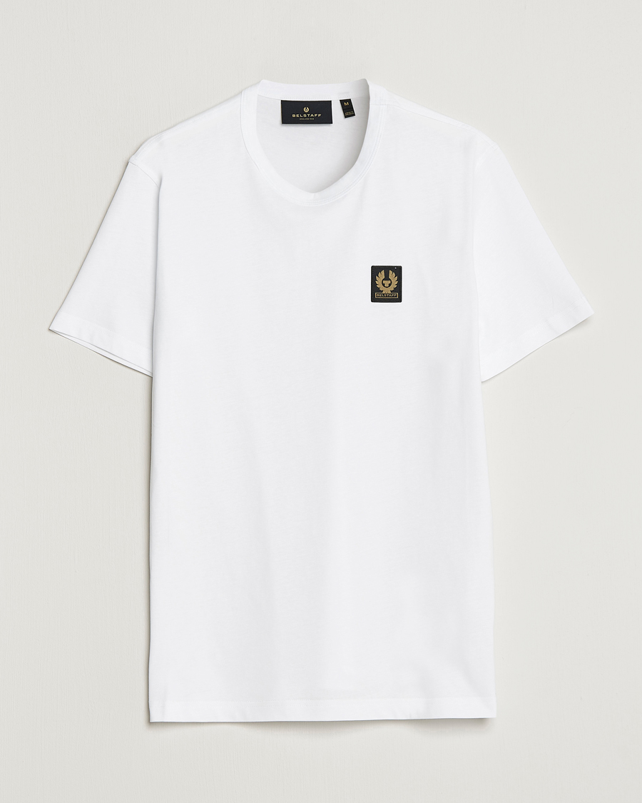 Uomini | T-shirt | Belstaff | Cotton Logo T-Shirt White