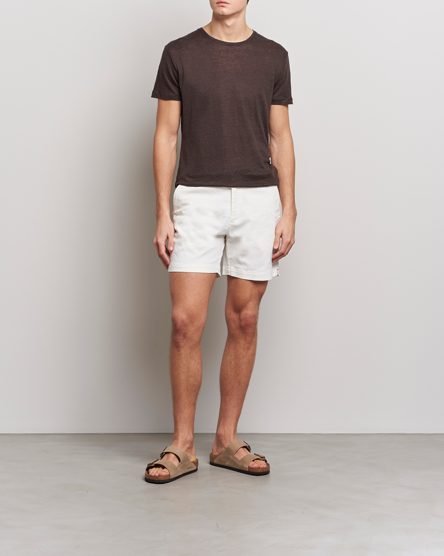 Uomini | Pantaloncini | Orlebar Brown | Bulldog Cotton Stretch Twill Shorts Sea Mist