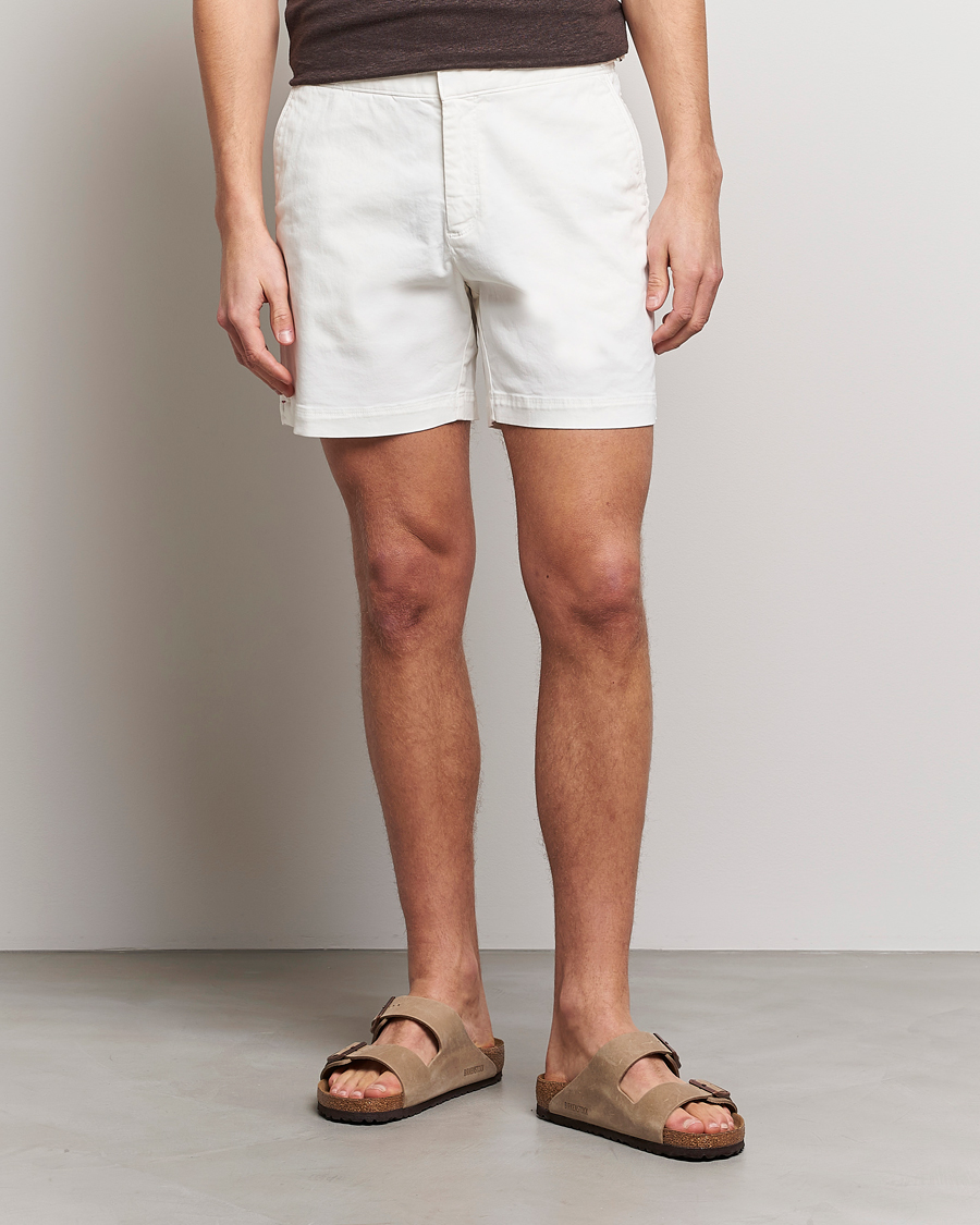 Uomini | Pantaloncini | Orlebar Brown | Bulldog Cotton Stretch Twill Shorts Sea Mist