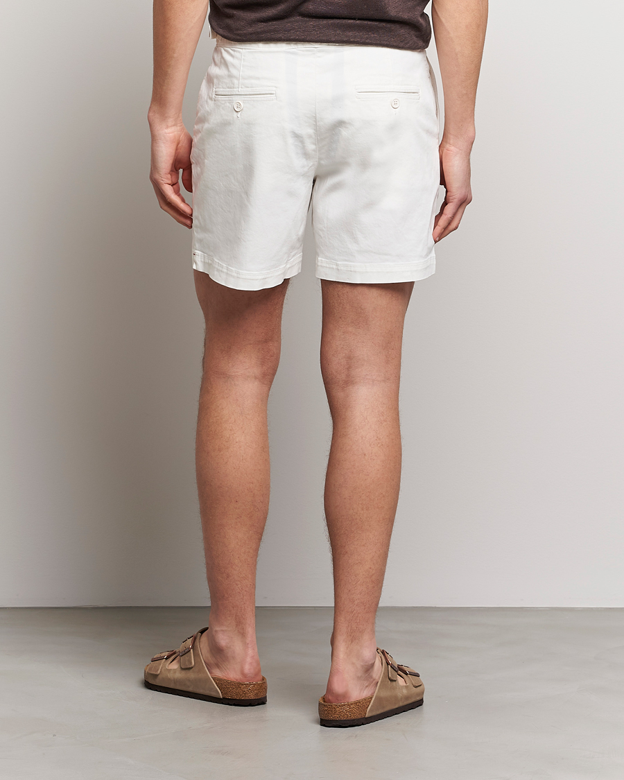 Uomini | Pantaloncini | Orlebar Brown | Bulldog Cotton Stretch Twill Shorts Sea Mist