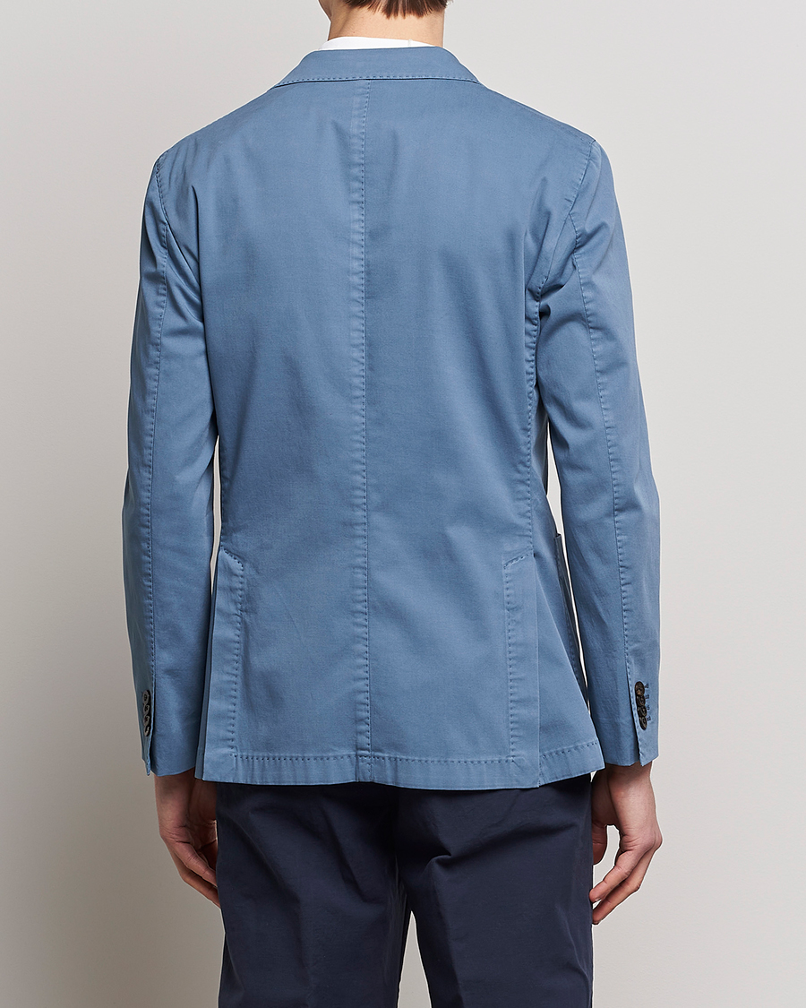 Uomini | Blazers | Boglioli | K Jacket Cotton Stretch Blazer Dusty Blue