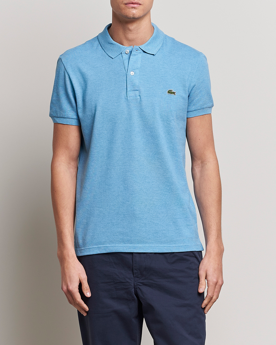 Uomini | Polo | Lacoste | Slim Fit Polo Piké Heather Thermal