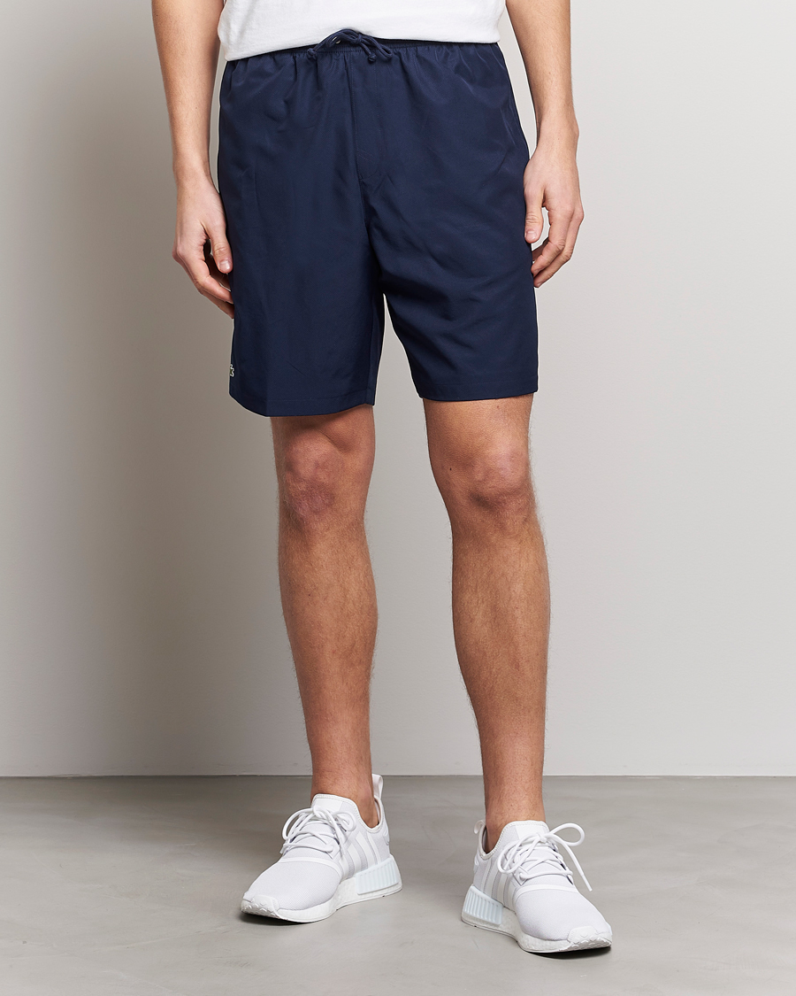 Uomini | Pantaloncini funzionali | Lacoste Sport | Performance Tennis Drawsting Shorts Navy Blue