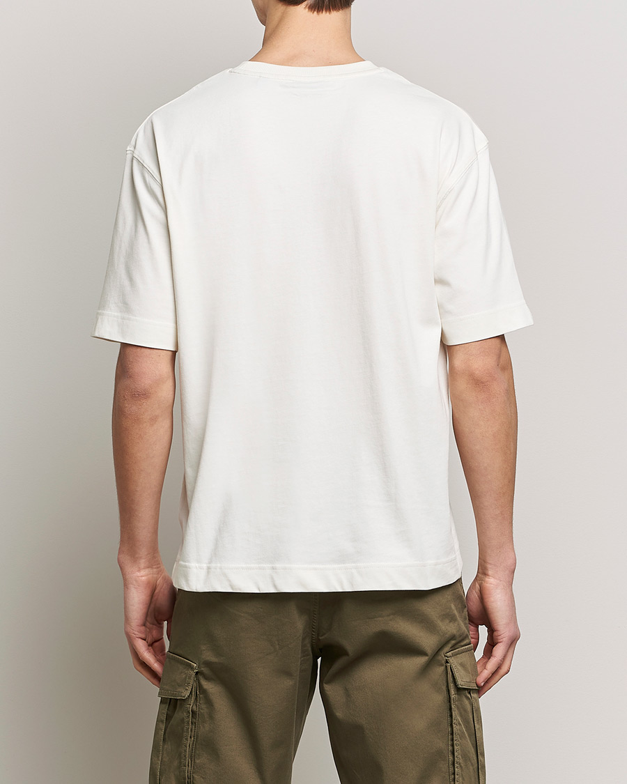 Uomini | T-shirt | GANT | Icon Crew Neck T-Shirt Cream