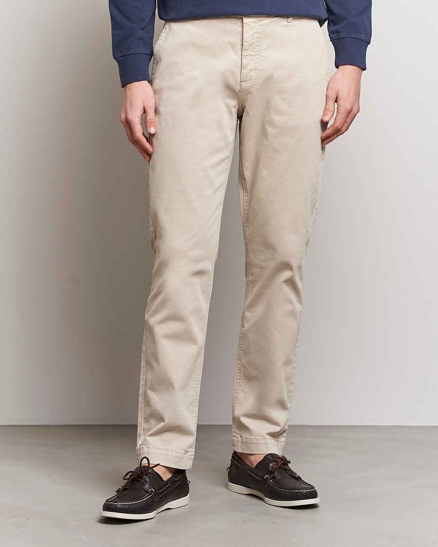 Uomini |  | Morris | Jeffrey Brushed Chinos Khaki