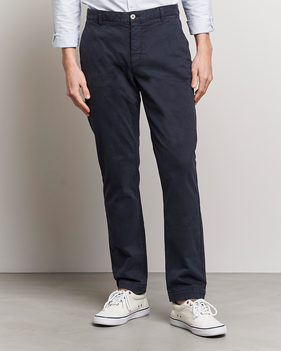 Uomini |  | Morris | Jeffrey Brushed Chinos Blue