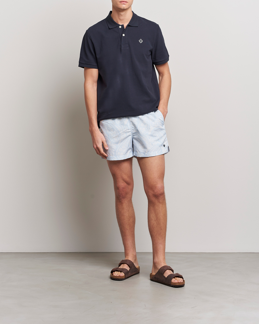 Uomini | Costumi da bagno | Morris | Paisley Bathing Trunks Light Blue