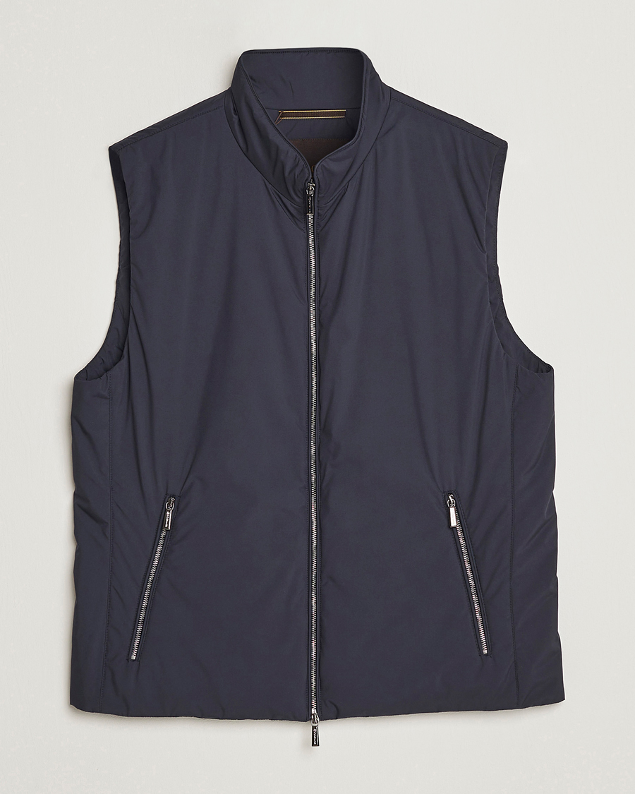Uomini | Giacche | MooRER | Senio Padded Vest Navy