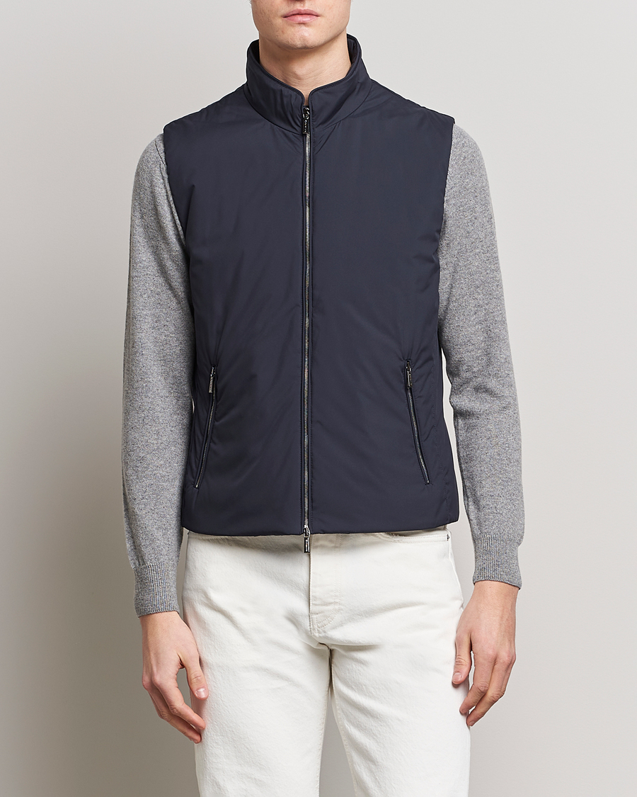 Uomini | Giacche | MooRER | Senio Padded Vest Navy