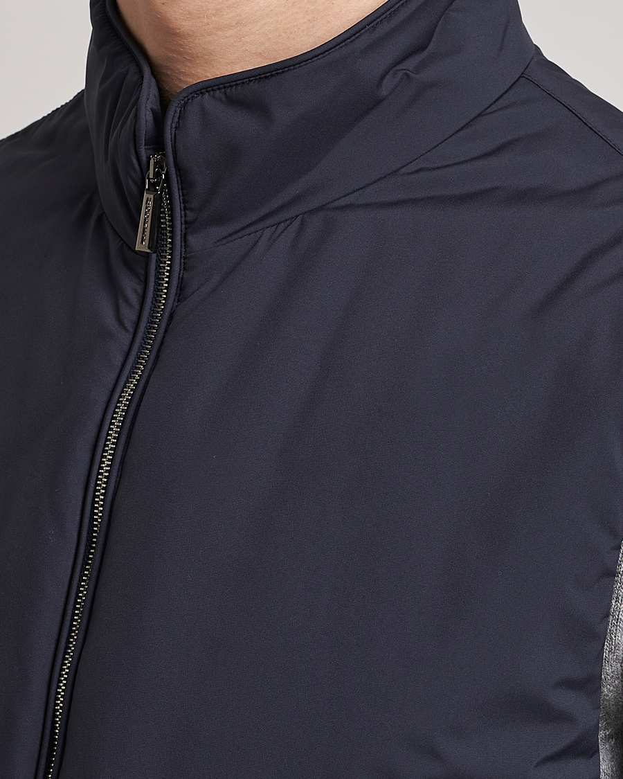 Uomini | Giacche | MooRER | Senio Padded Vest Navy