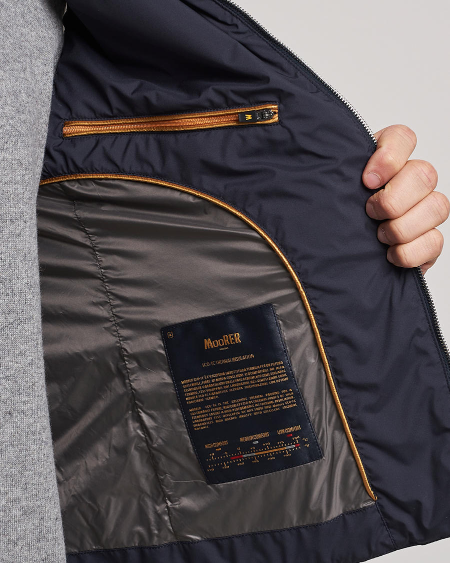 Uomini | Giacche | MooRER | Senio Padded Vest Navy