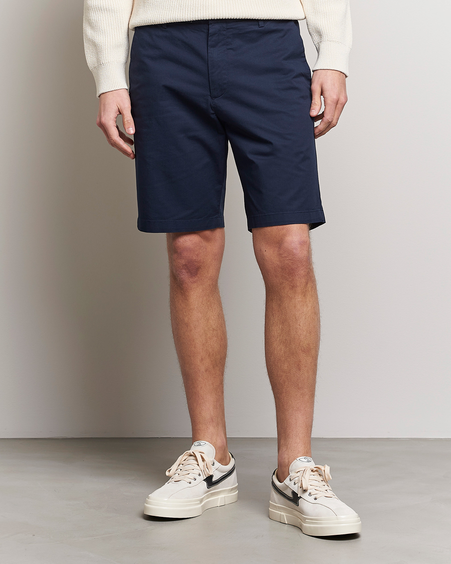 Uomini | Pantaloncini chino | Dockers | Cotton Stretch Twill Chino Shorts Navy Blazer