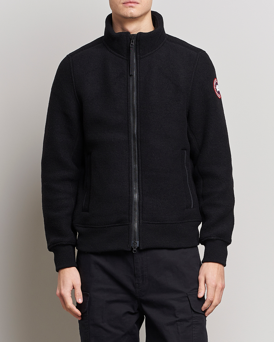 Uomini | Giacche primaverili | Canada Goose | Lawson Fleece Jacket Black