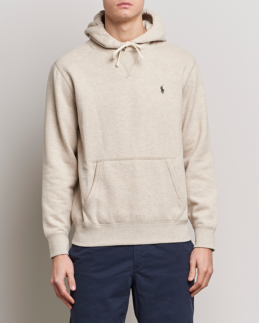 Uomini |  | Polo Ralph Lauren | RL Fleece Hoodie Expedition Dune Heather